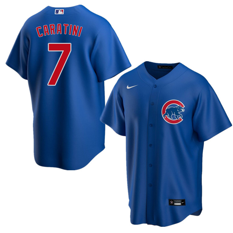 Nike Men #7 Victor Caratini Chicago Cubs Baseball Jerseys Sale-Blue